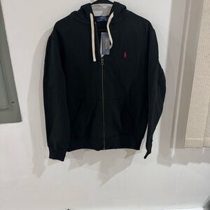 Polo by Ralph Lauren Black Zip-Up Hoodie